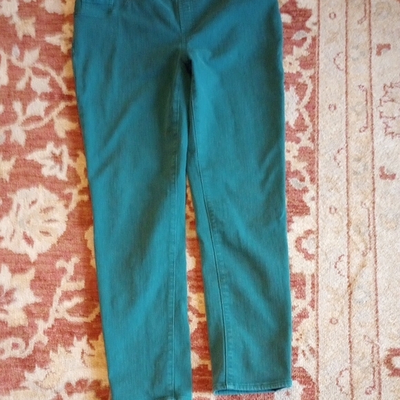 Chico's Teal Skinny Jeans - Picture 9 of 9